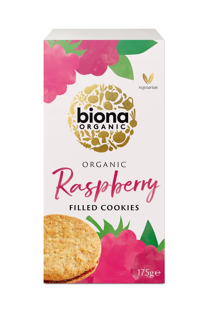 Organic Raspberry Cookies (Pack of 2)