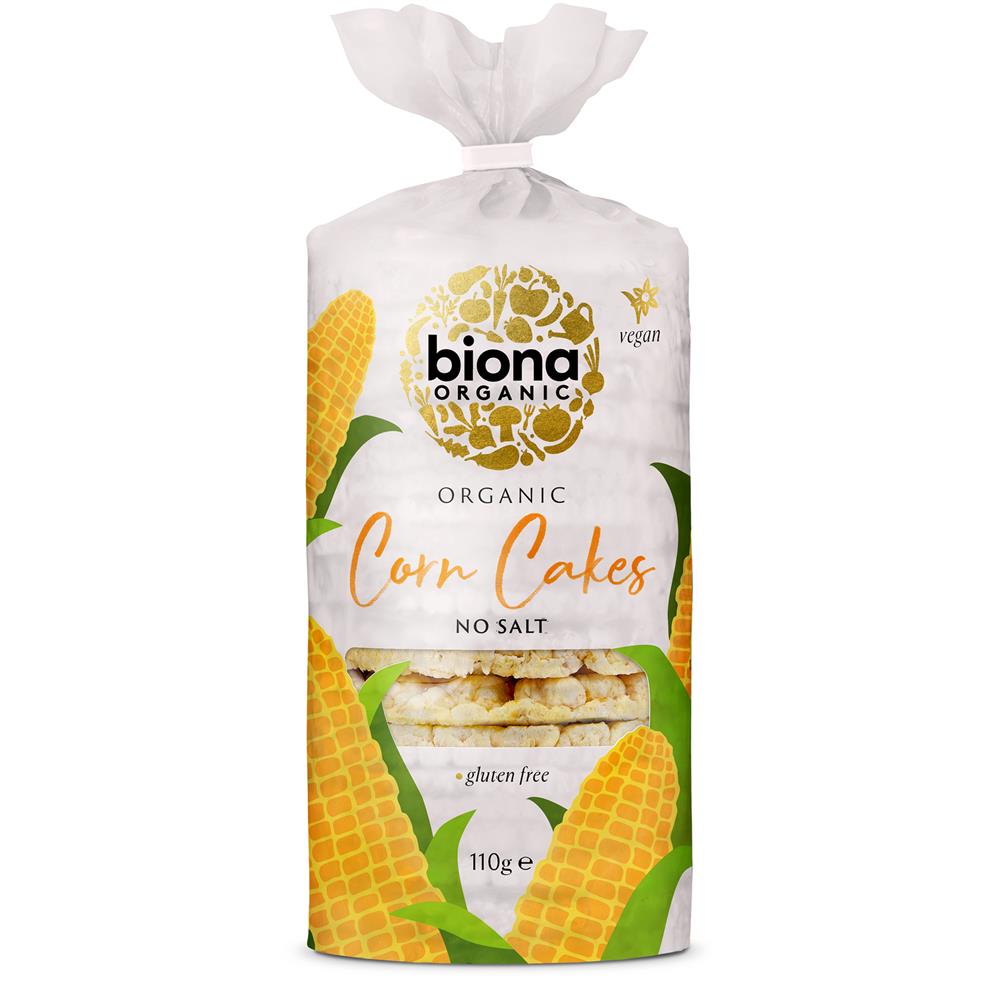 Org No Salt Corn Cakes (Pack of 3)