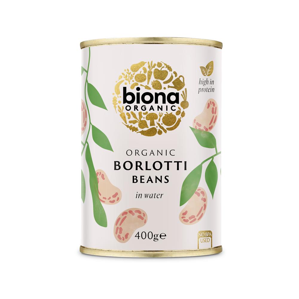 Organic Borlotti Beans (Pack of 3)