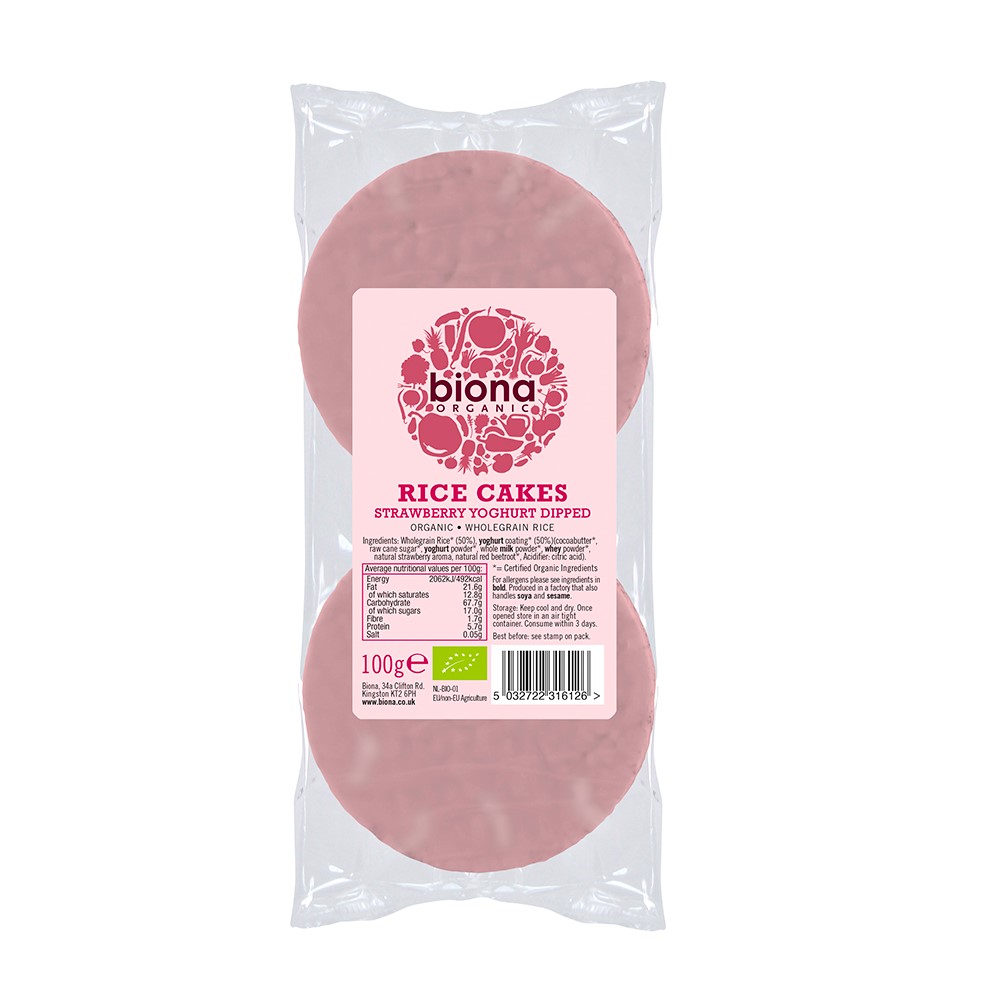 Strawberry Rice Cakes (Pack of 2)