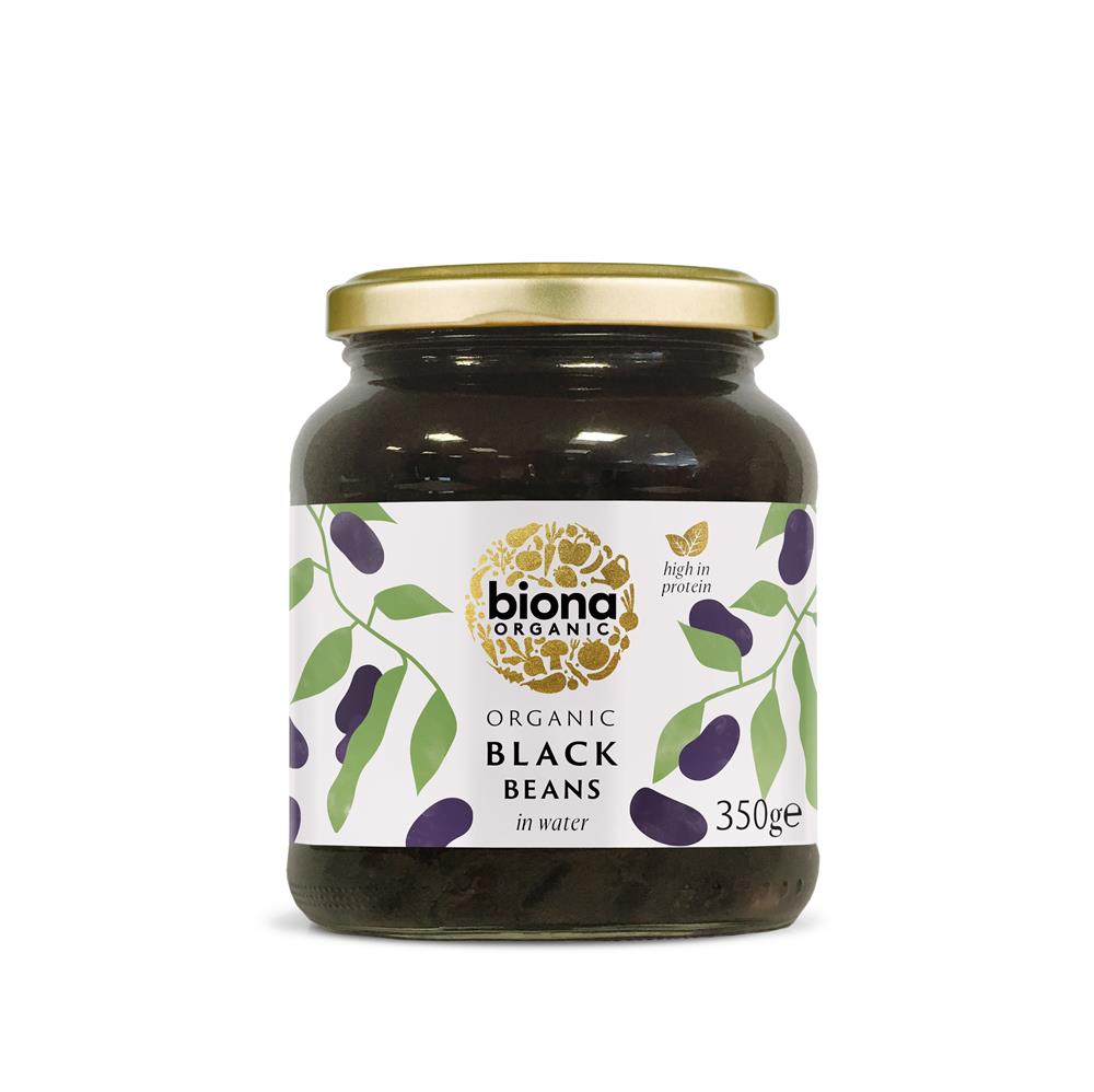 Black Beans in Glass Jar (Pack of 2)