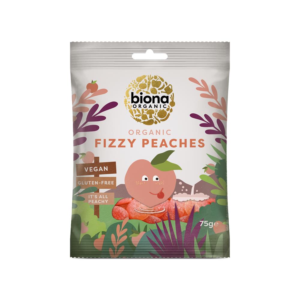 Organic Vegan Fizzy Peaches (Pack of 2)