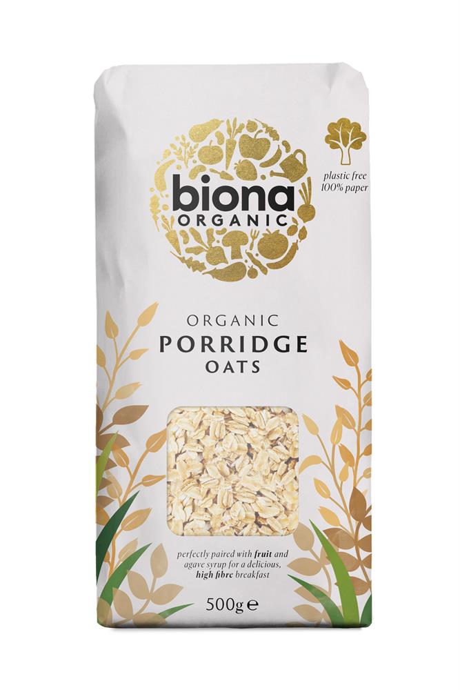 Organic Porridge Oat Flakes (Pack of 2)