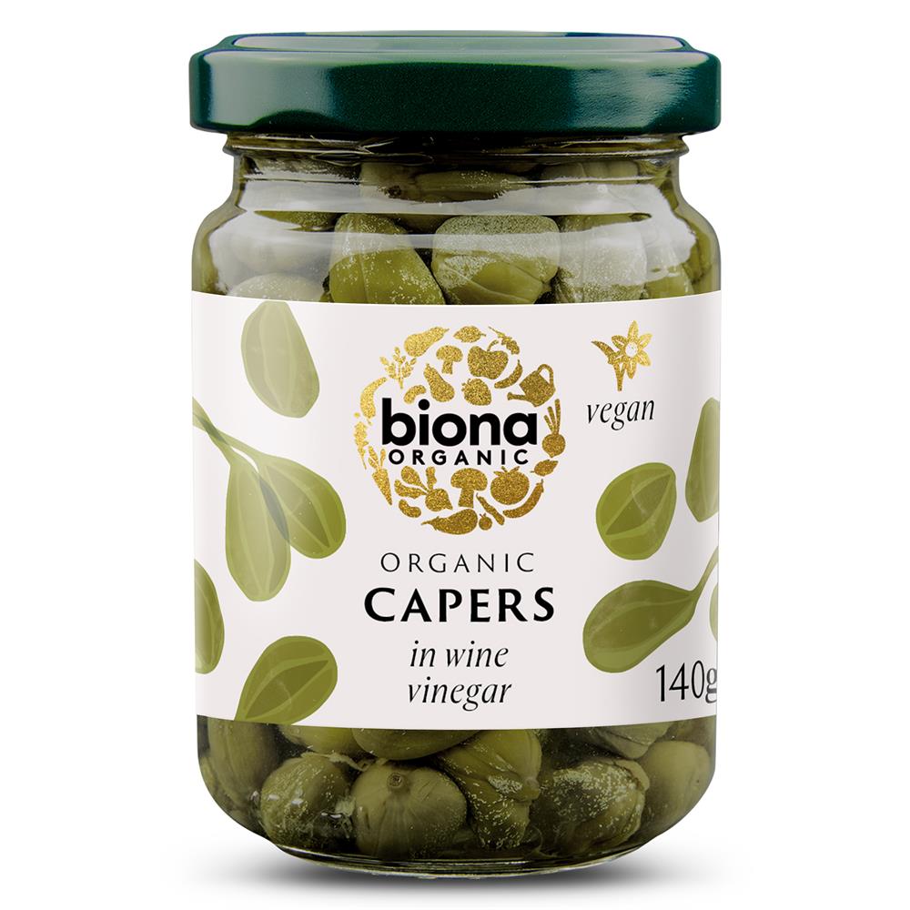 Organic Capers in Wine Vinegar