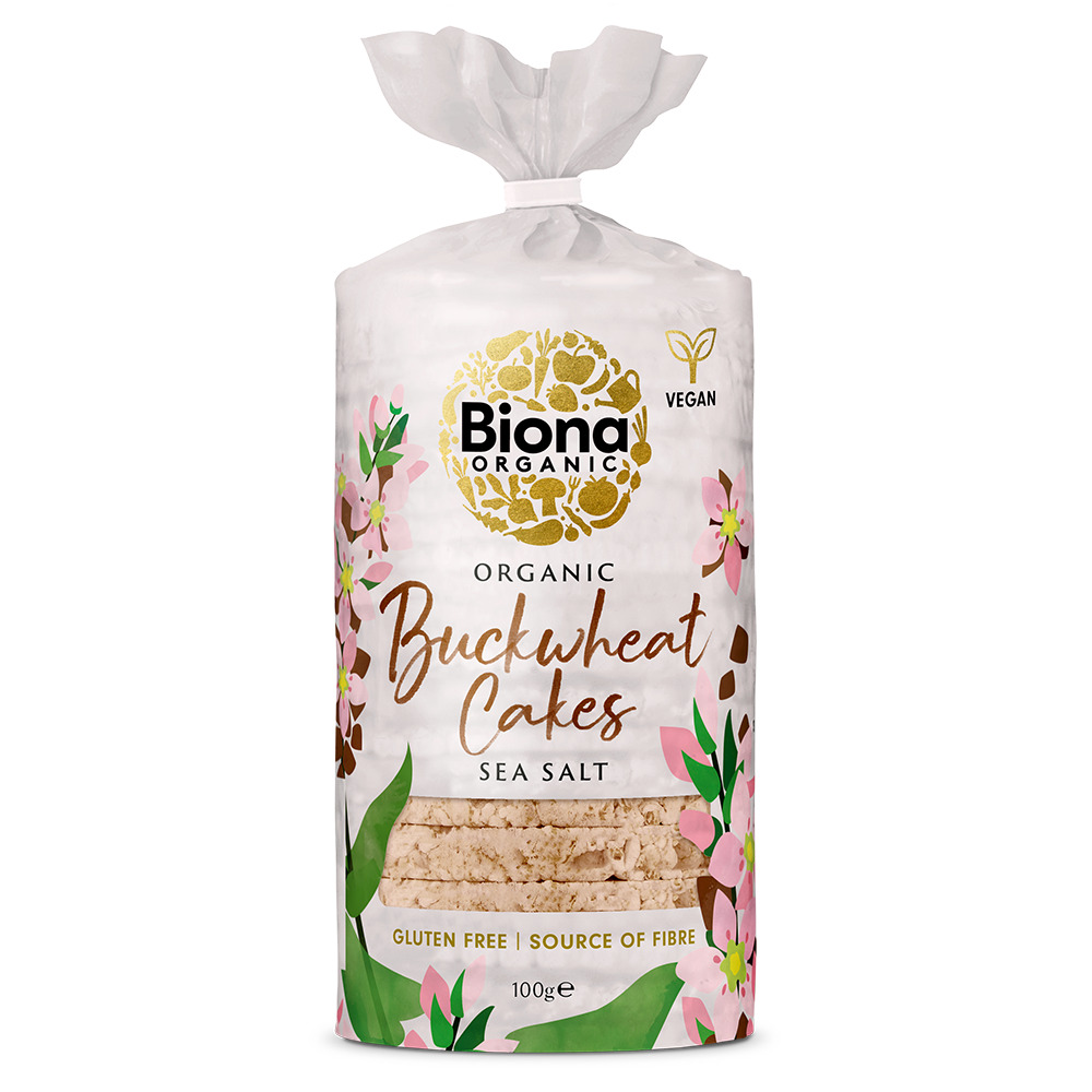 Organic Buckwheat Cakes - Gluten Free 100g