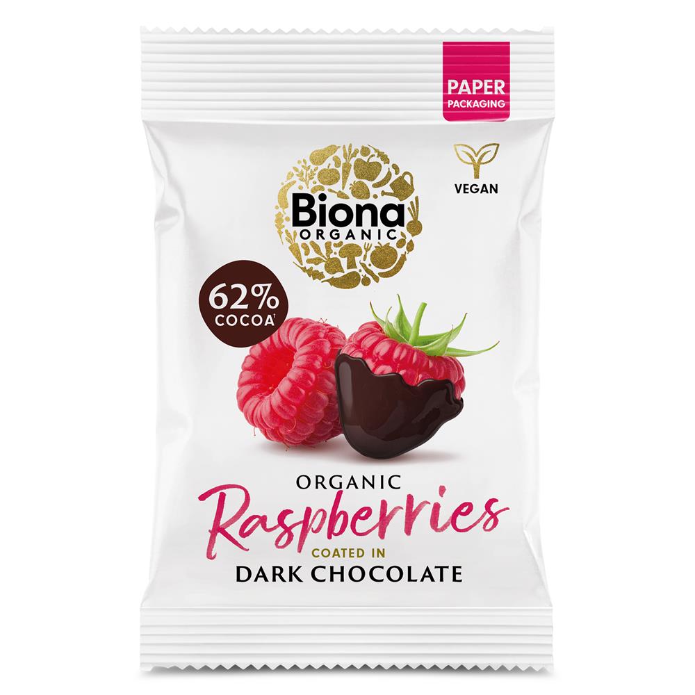 Org Dark Chocolate Raspberries (Pack of 2)