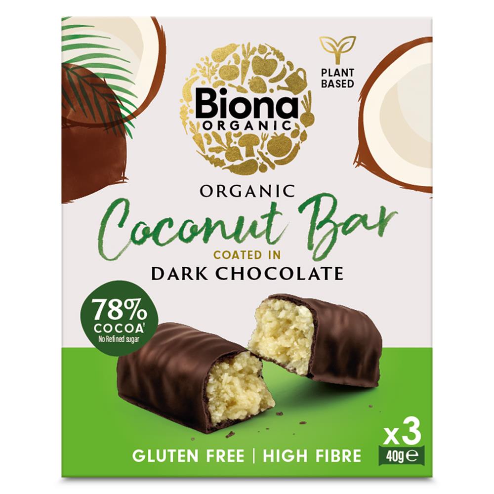 Dark Chocolate Coconut Bar Multipack 3 Bars