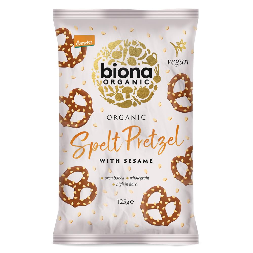 Spelt Pretzels with Sesame (Pack of 2)