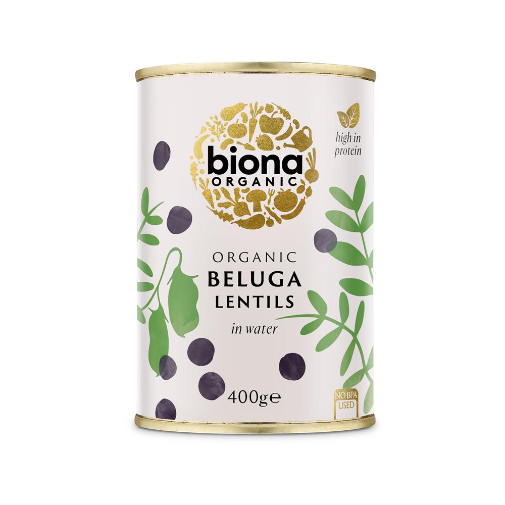 Organic Black Beluga Lentils (Pack of 3)