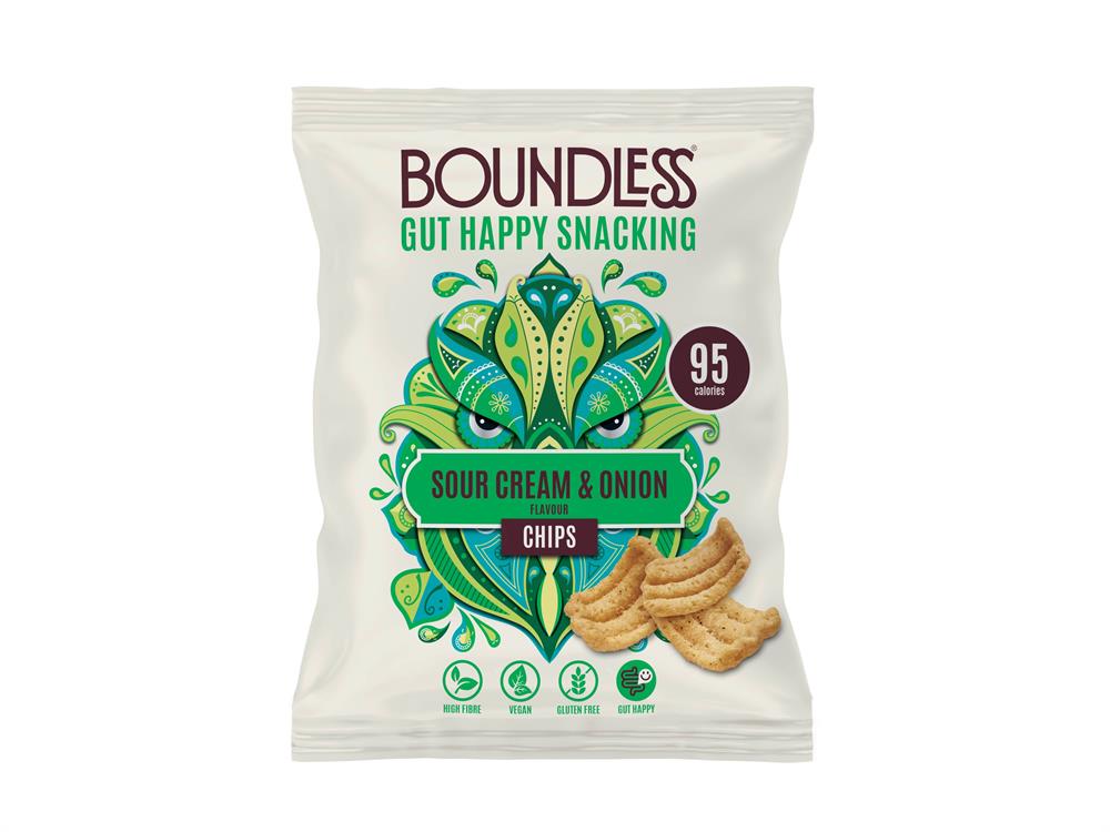 Sour Cream & Onion Chips 23g (Pack of 6)