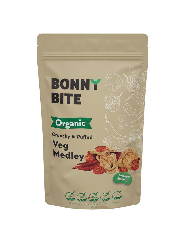 Crunch & Puffed Veg Medley 18g (Pack of 2)