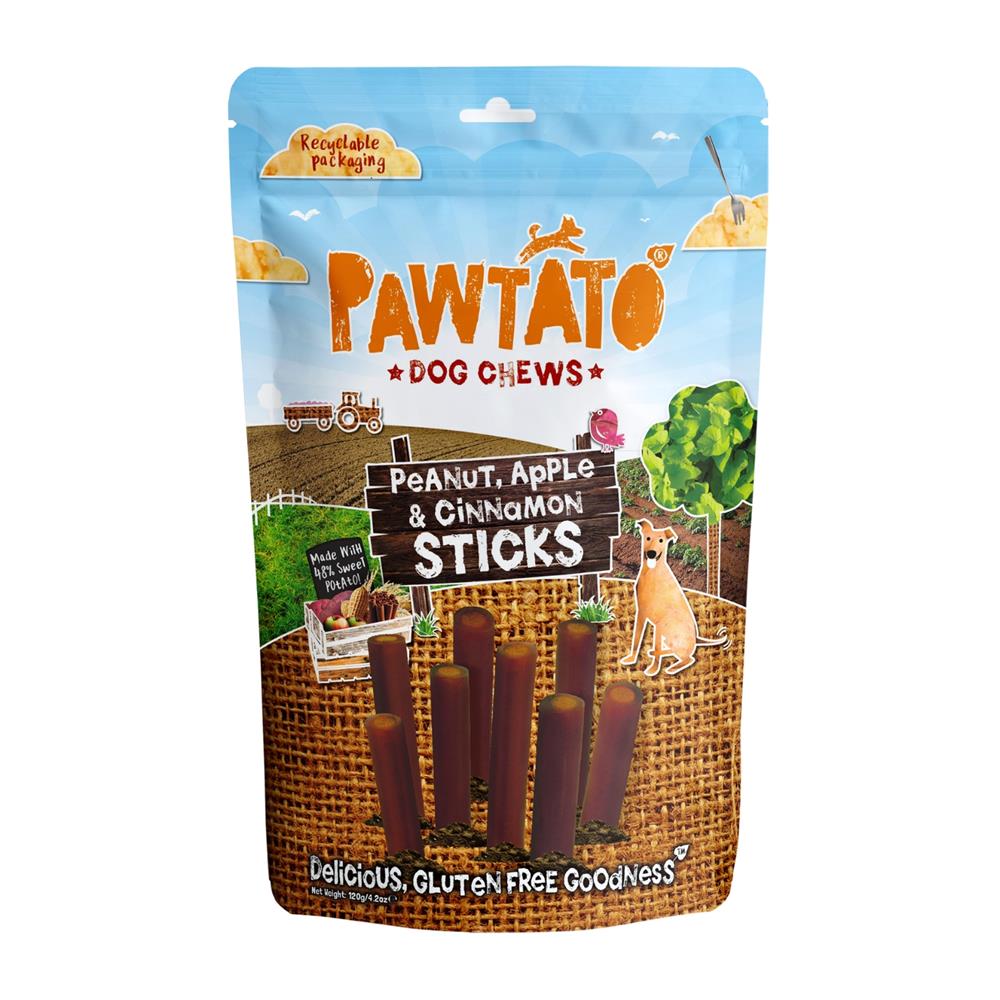 Pawtato Sticks w/Peanut Apple (Pack of 2)