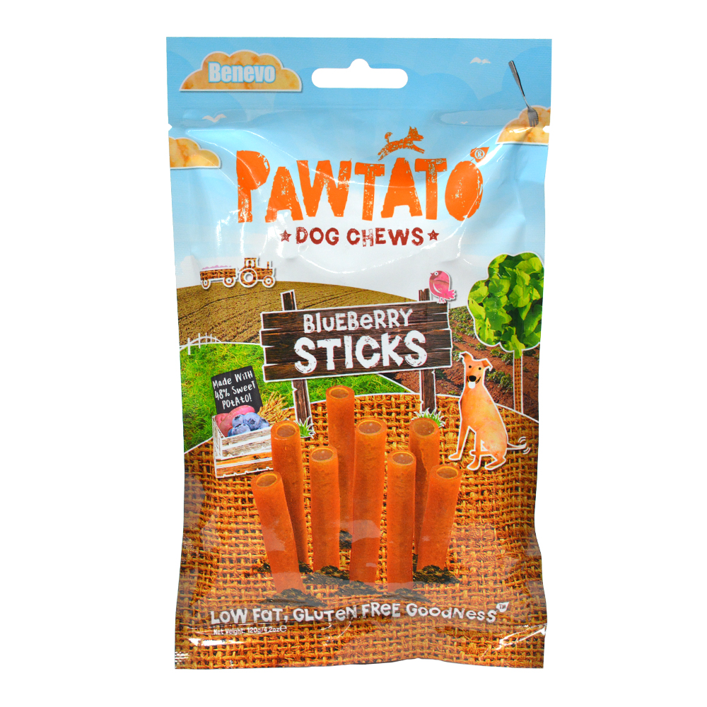 Pawtato Blueberry Sticks (Pack of 4)