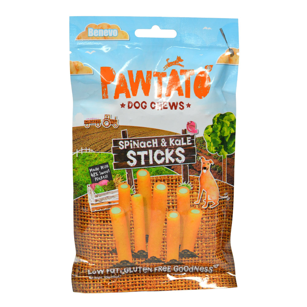 Pawtato Spinach & Kale Sticks (Pack of 4)