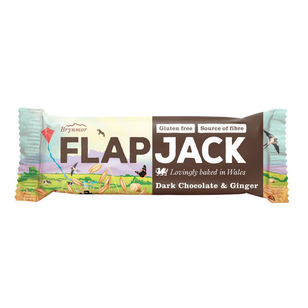 Dark Chocolate & Ginger Flapja (Pack of 20)