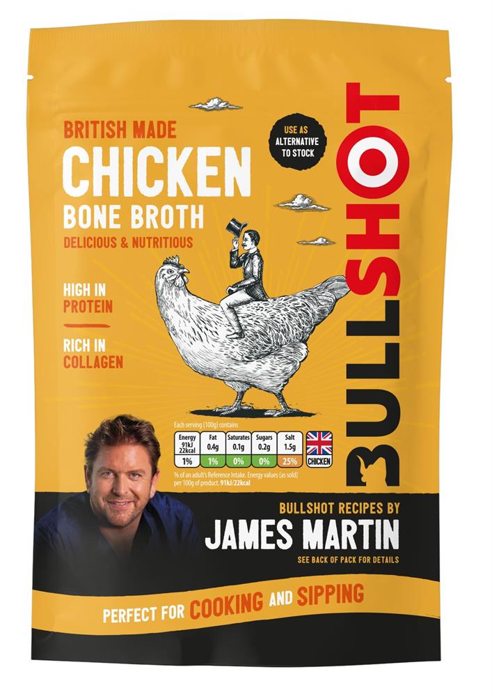 Bullshot Chicken Bone Broth (Pack of 6)