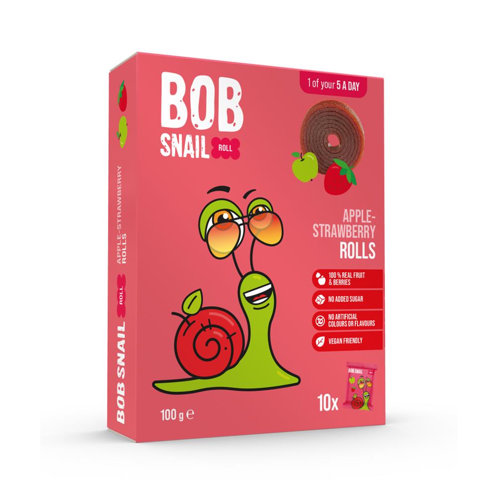 Apple-Strawberry Fruit Rolls 100g - 100% Fruit!