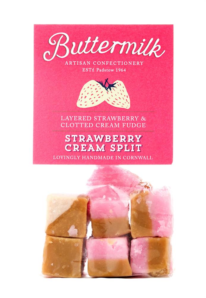 Strawberry & Cream Fudge (Pack of 4)