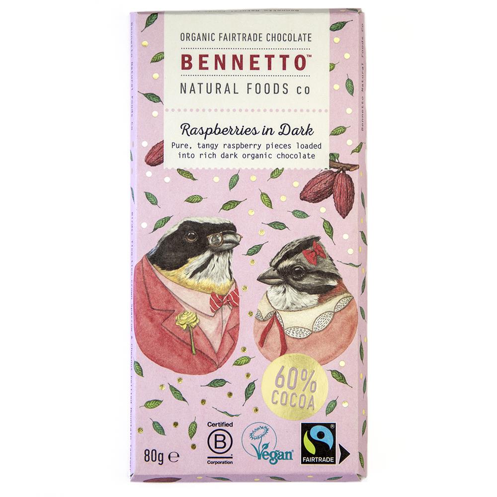 Chocolate Bar Raspberry Org (Pack of 2)