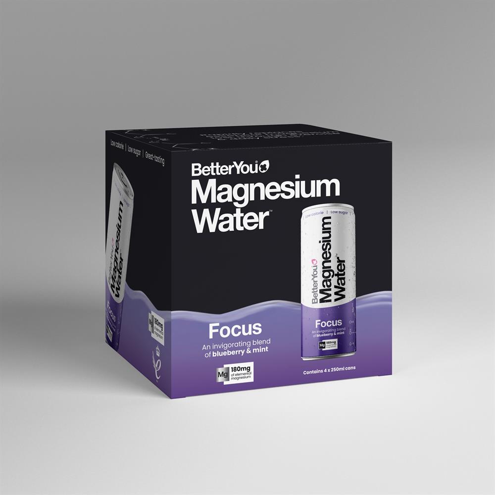 Magnesium Water Focus 4pk