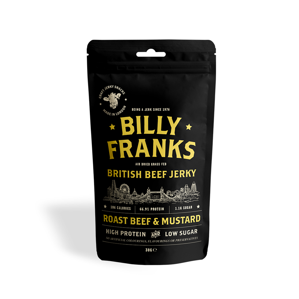 Gluten Free Roast Beef & Mustard Jerky 30g
