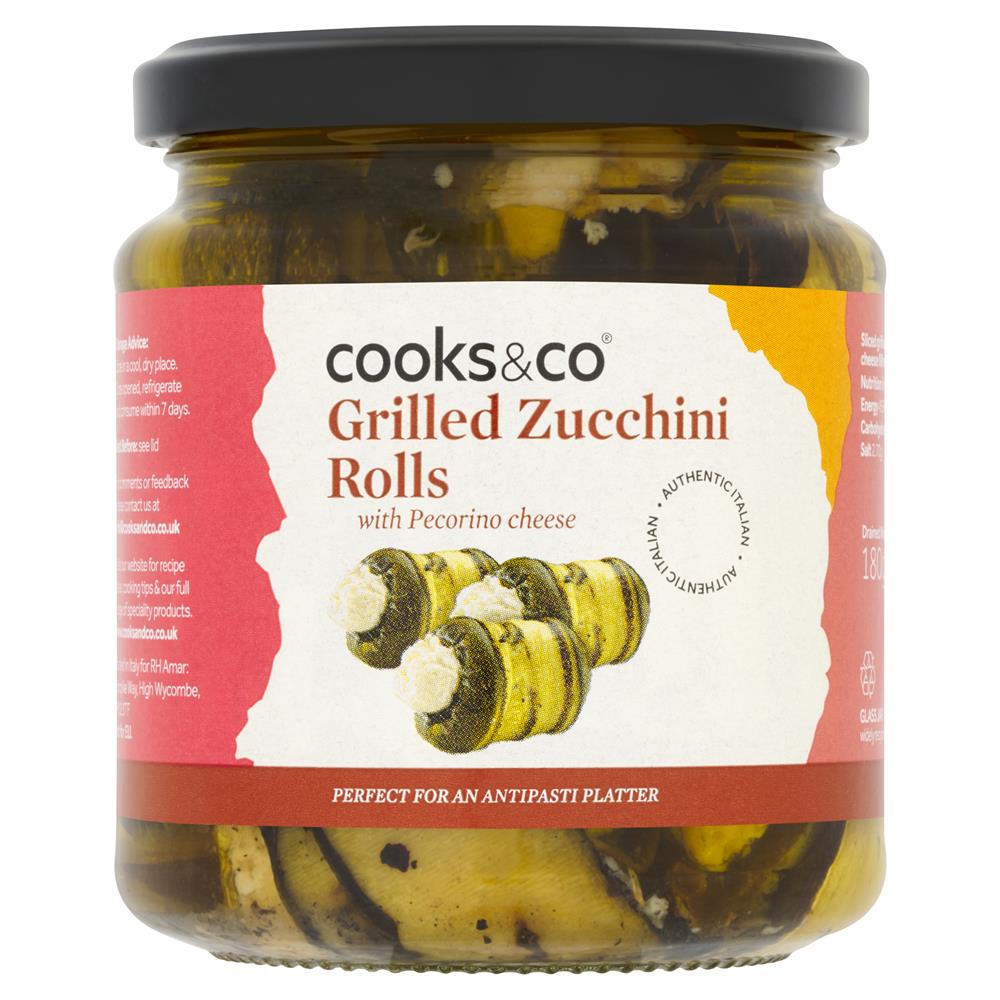 Grilled Zucchini Rolls with Pecorino Cheese 280g