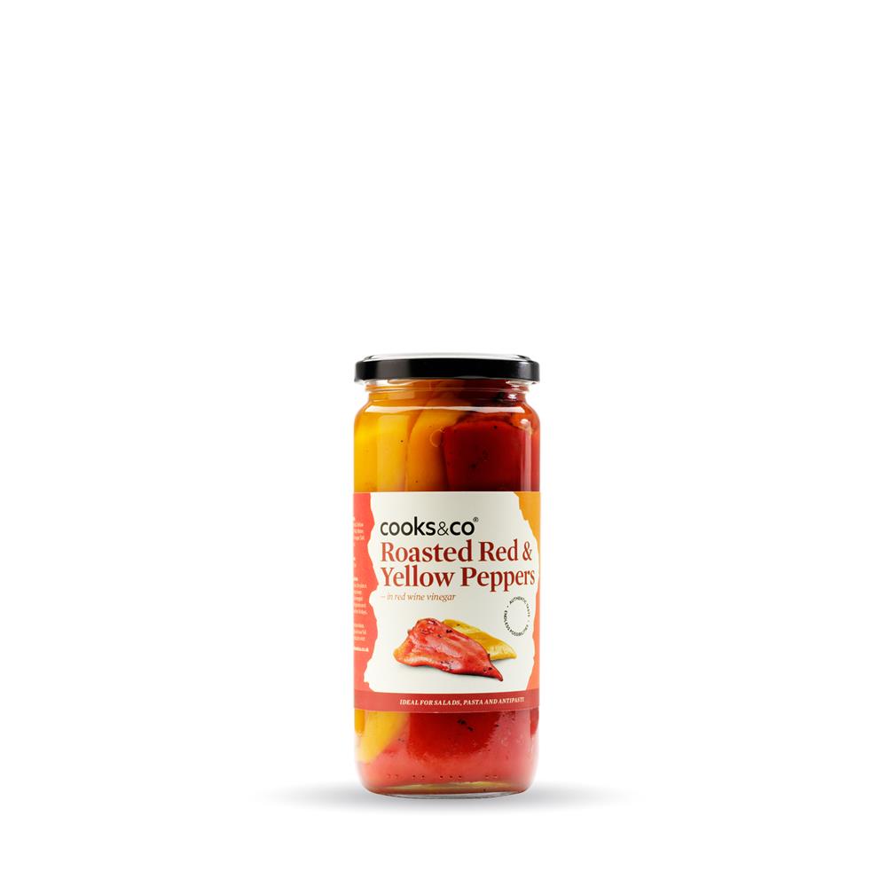 Roasted Red and Yellow Peppers (Pack of 2)