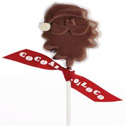 Org Milk Choc Santa Lolly