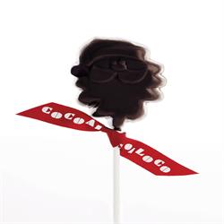 Org Dark Choc Santa Lolly