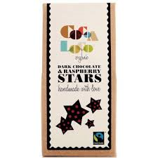 Org Dark Choc Raspberry Stars