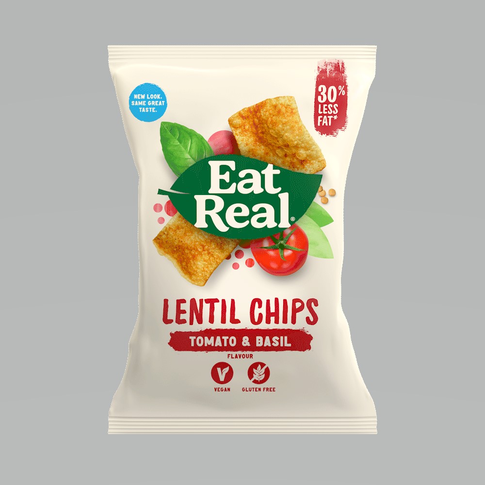 Lentil Chips Tomato Basil (Pack of 6)