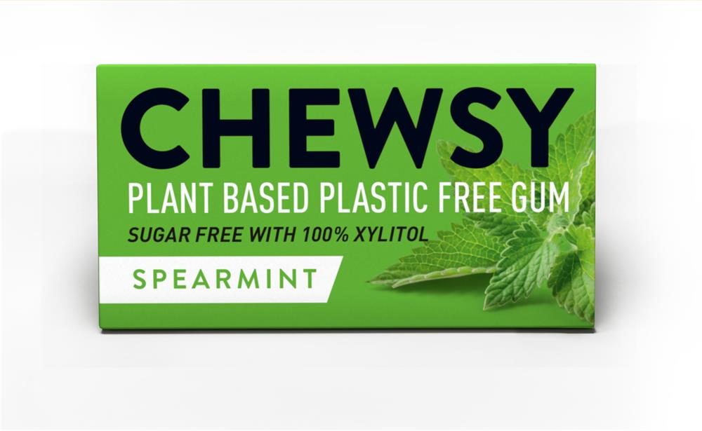 Chewsy Spearmint Gum (Pack of 12)