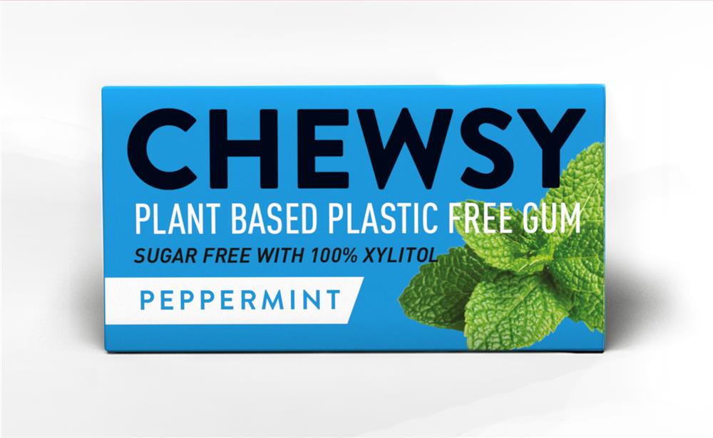 Chewsy Peppermint Gum (Pack of 12)