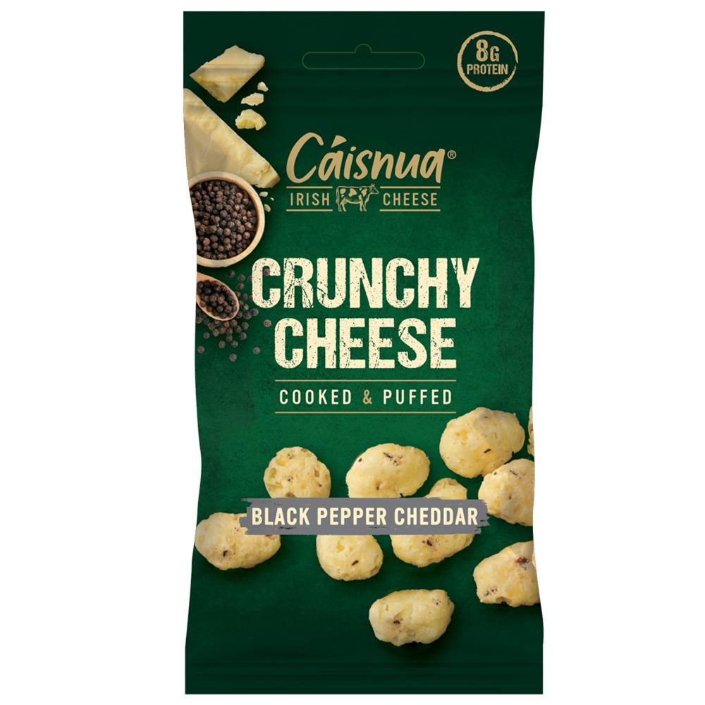 Black Pepper Cheddar Crunchy Cheese Cooked and Puffed 20g