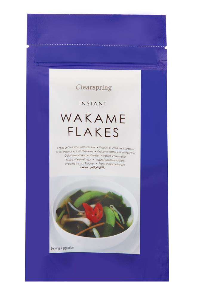Instant wakame flakes