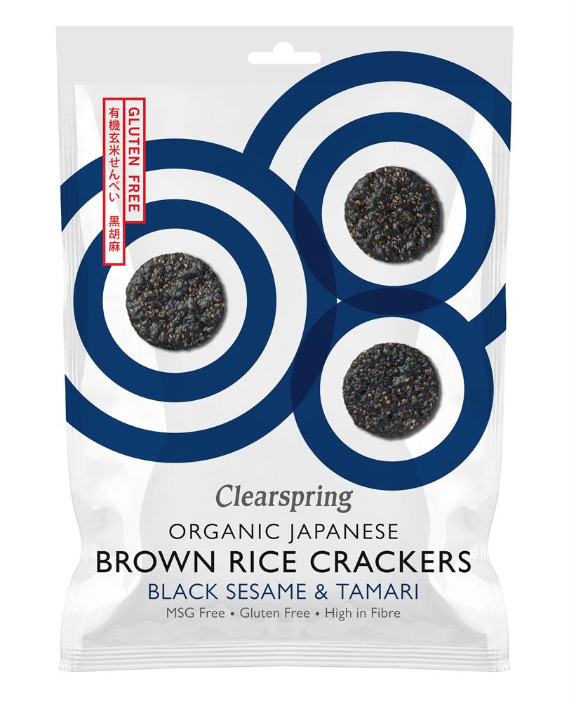 Og Brown rice crackers - black