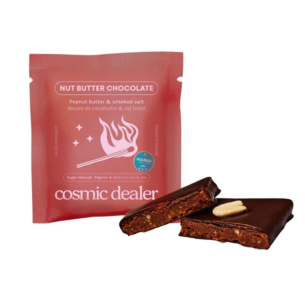 Peanut Butter & Salt Chocolate Bite Organic Sugar Reduced 20g