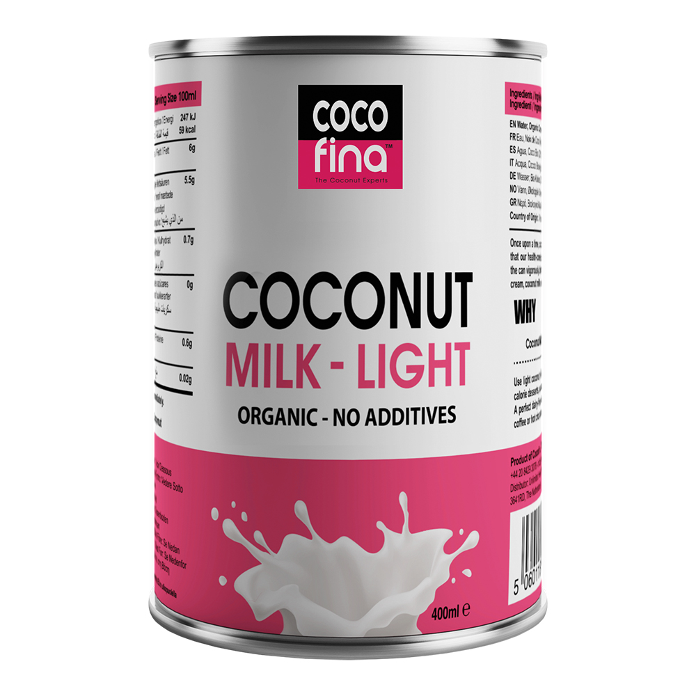 Organic Coconut Milk Light (Pack of 2)