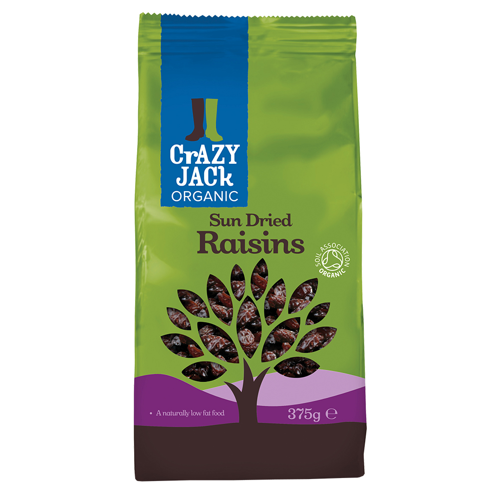 Organic Sun Dried Raisins 375g