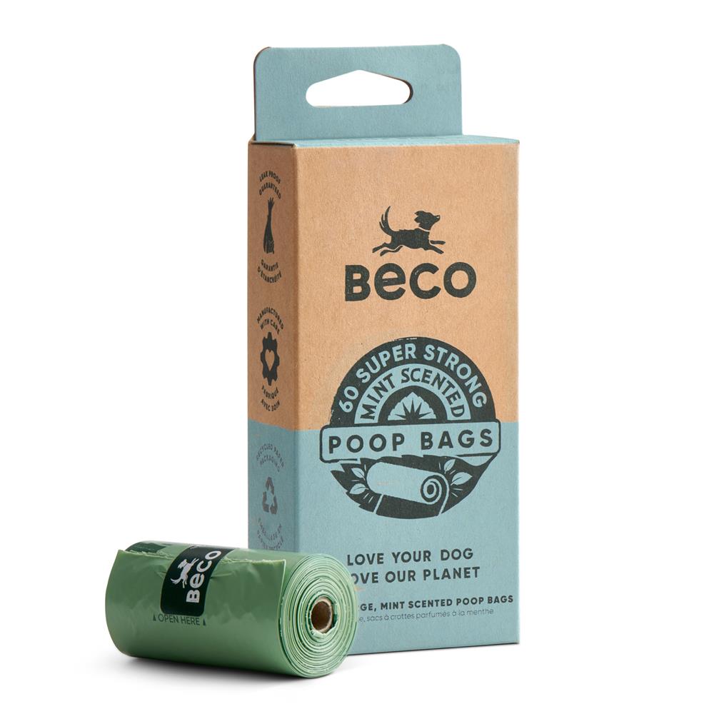 Poop Bags Mint Scented (Pack of 2)