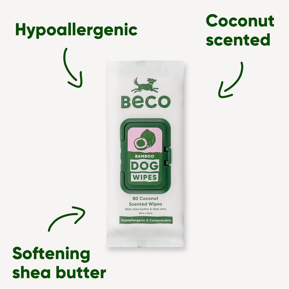 Dog Wipes Coconut Scented