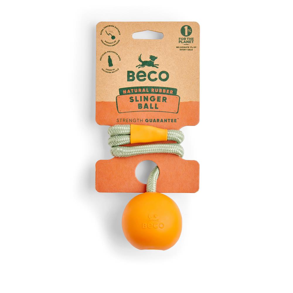 Beco Slinger Ball Toy Orange