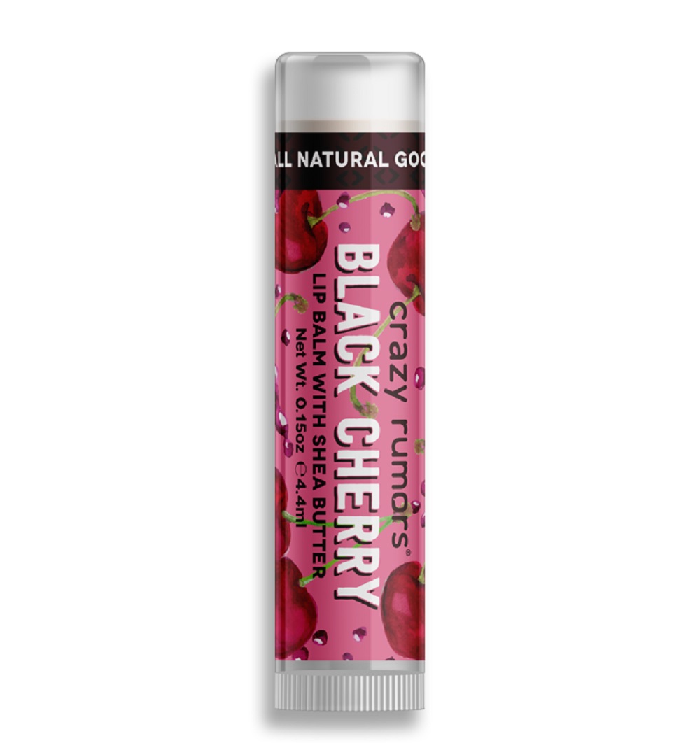 Black Cherry Flavoured Vegan Lip Balm 100% natural 4g