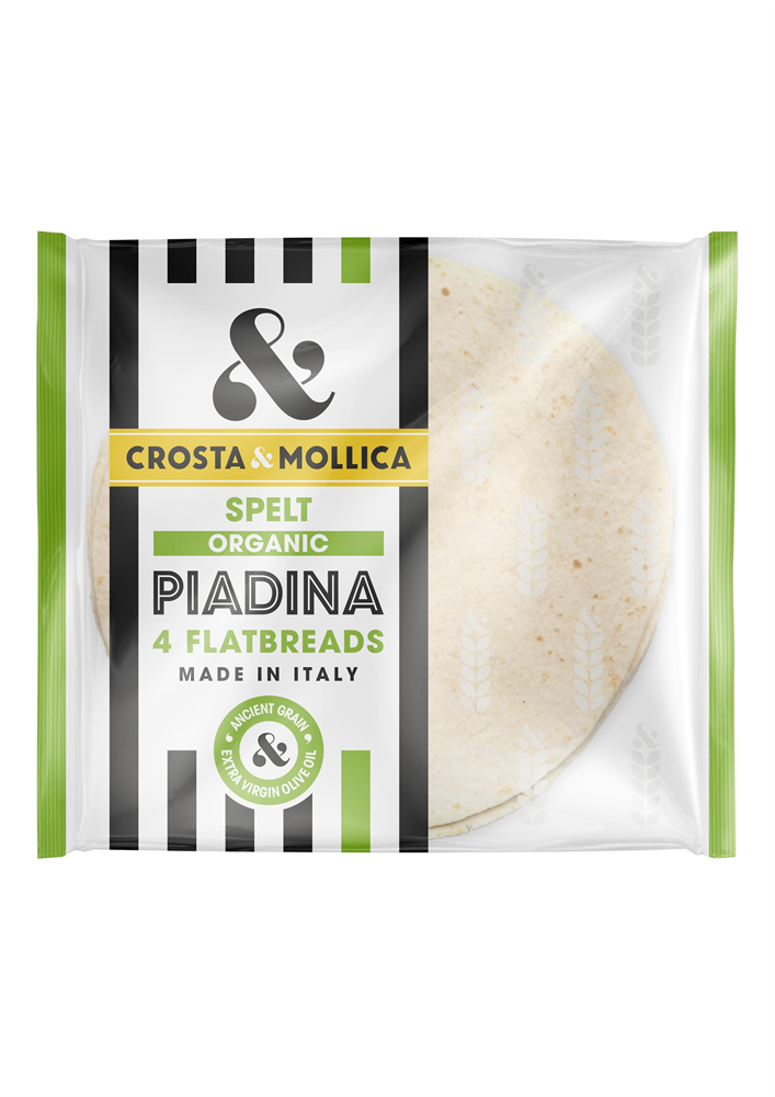 Organic Spelt Mini Piadina (Pack of 4)