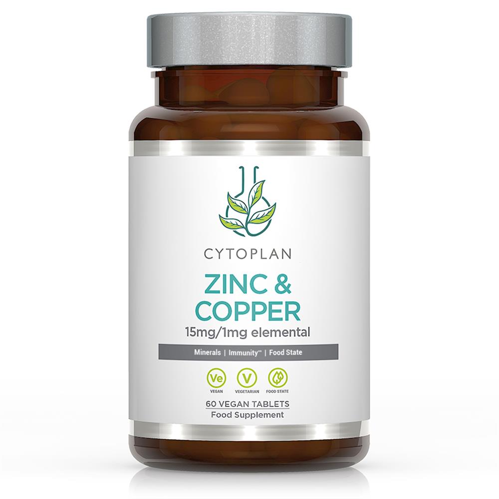 Zinc Copper 15 mg 1 mg 60 tablets