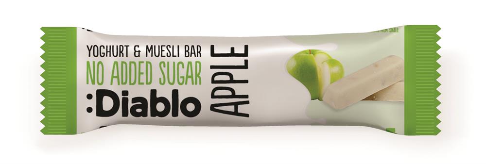 Apple Muesli Bar with yoghurt