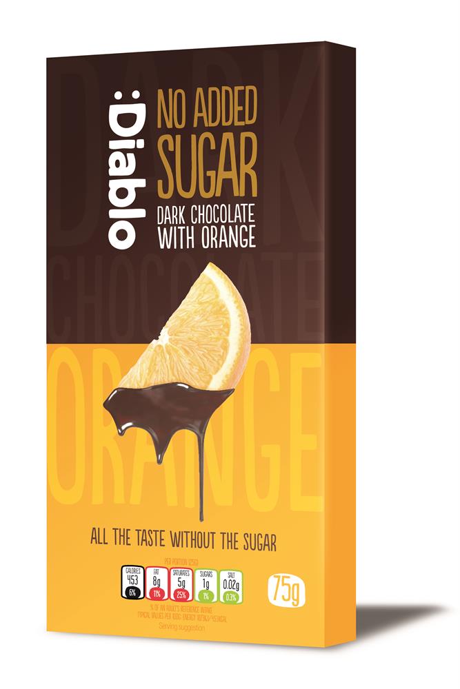 Dark Chocolate & Orange Bar (Pack of 2)