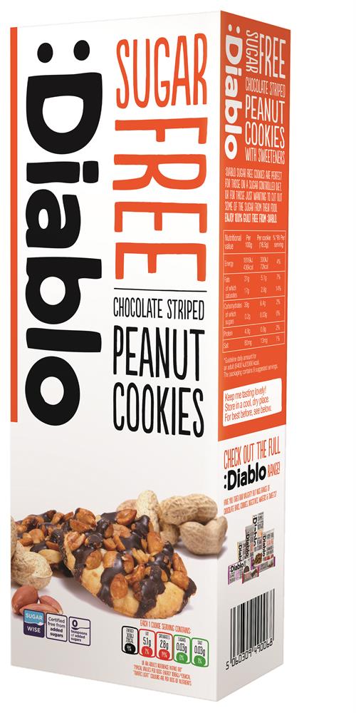 Choc Striped Peanut Cookies (Pack of 2)