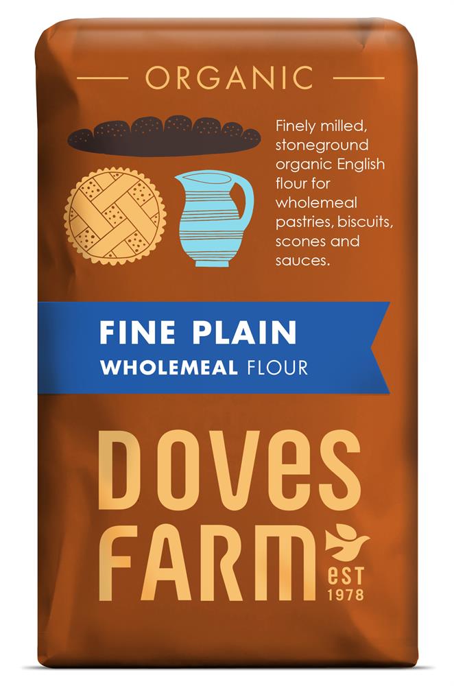 Org Plain Fine W/Meal Flour (Pack of 5)