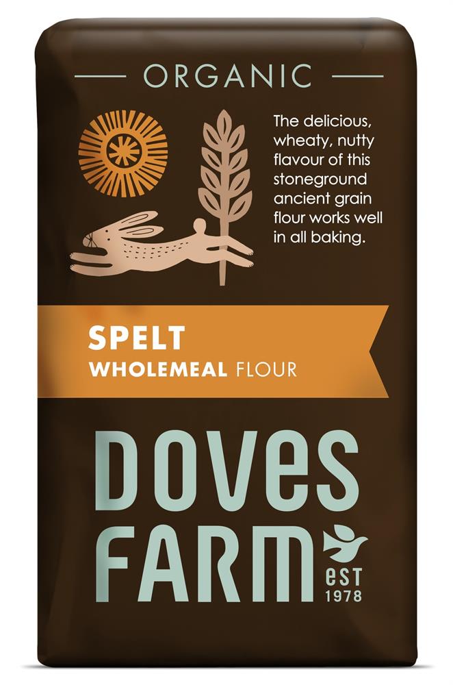 Org Spelt Wholemeal Flour (Pack of 5)